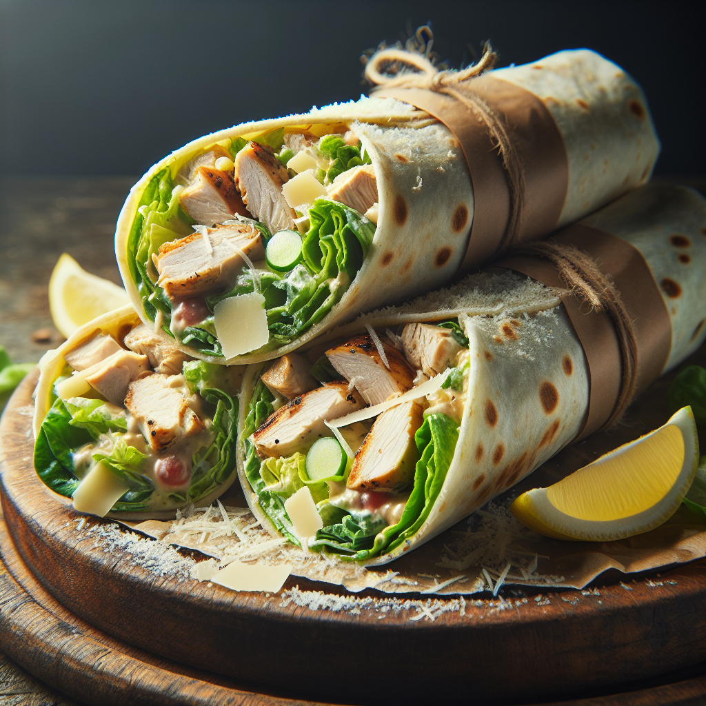 Delicious Caesar Wrap Recipe: A Bite of Tradition in Every Fold